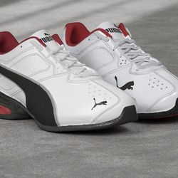 🔥NEW PUMA Tazon 6 FM - White/Black/Silver (Size 10) - NIB 