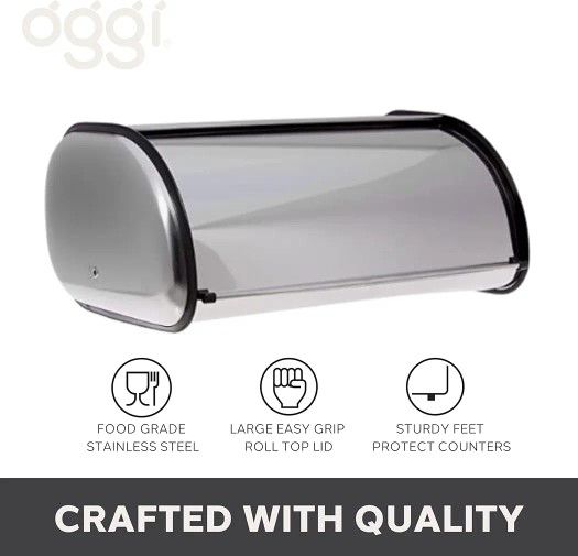 Stainless Steel Bread Bin