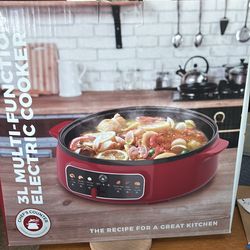 Cooker, Electric Multi Function  3Liter