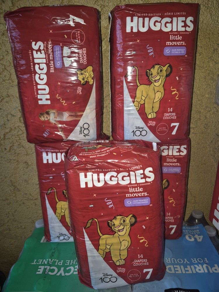 Huggies Size 7 Son 70 Pañales Por $33 Firme