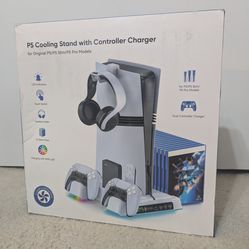 PS5 Cooling Dock and Controller Charger Station