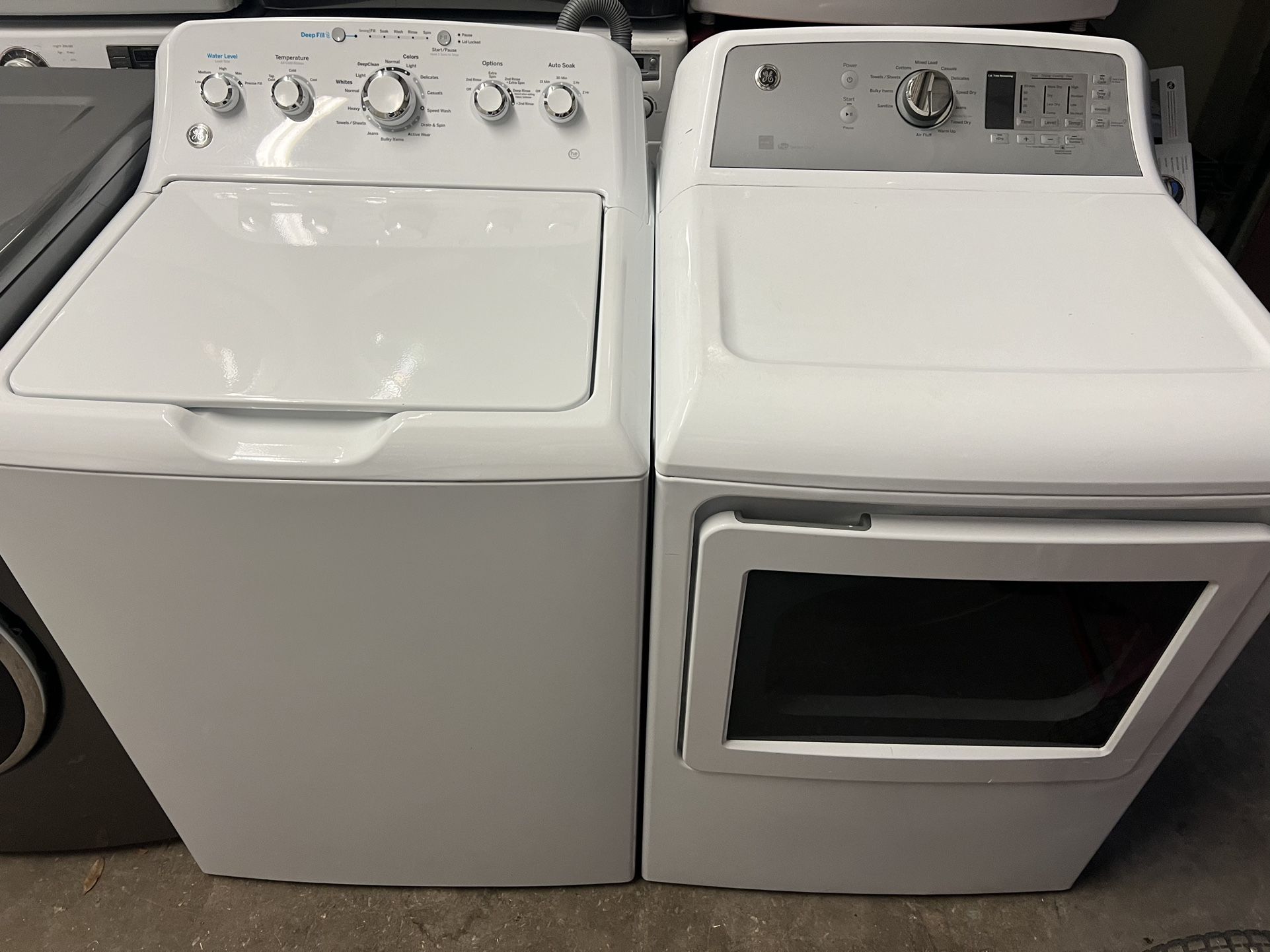 GE Washer And GE Electric Dryer