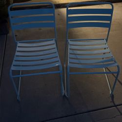 Blue Patio Chair Bundle 