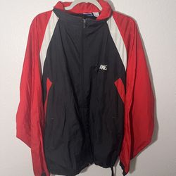 BIKE Vintage Windbreaker with hood Sz L