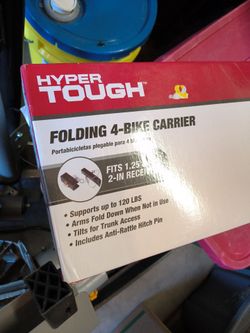 Folding 4 bike carrier