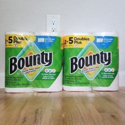 2 Bounty Paper Towels 