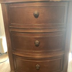  3 Drawer Wooden Dresser 