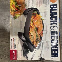 Black & Decker 12" Inch Electric Skillet with Glass Lid
