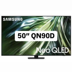SAMSUNG 50-Inch Class Neo QLED 4K QN90D Series Quantum HDR+, Dolby Atmos, Object Tracking Sound+, Anti-Glare, Gaming Hub, Q-Symphony, Smart TV with Al