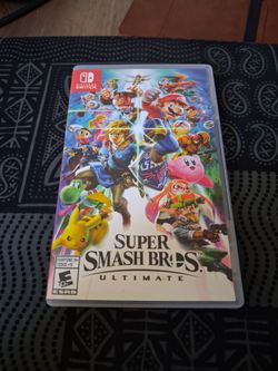 Nintendo switch super smash bros ultimate pre-owned