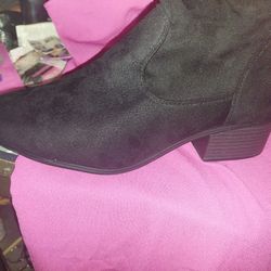 Black Stocking Boots