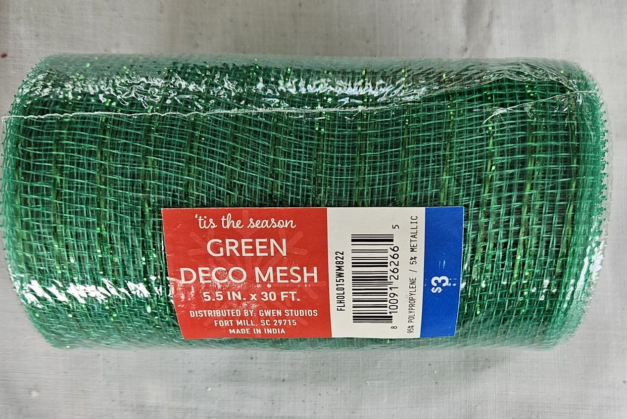 Green Deco Mesh