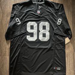 MENS MAXX CROSBY LAS VEGAS RAIDERS JERSEY 3XL XXXL