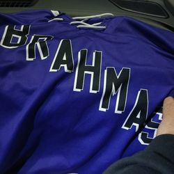 Lonestar Brahmas Youth Xl Jersey #55 Clark Rare