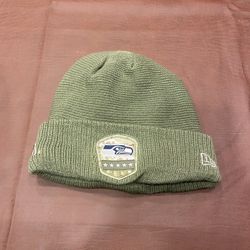 Brand New Seattle Seahawks Salute To Service Beanie 