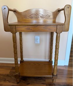 Wooden side table