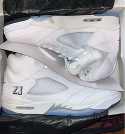 JORDAN RETRO 5 “METALLIC SILVER” SZ 13