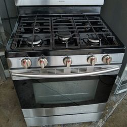 Samsung 30 in Stainless Steel Gas Stove And Oven 
