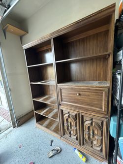 2 Set Oak Cabinet Nice Design