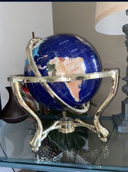 Swirl Gemstone Globe