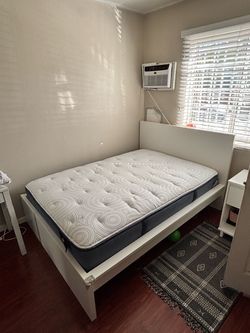 IKEA full bed frame and/or full Serta mattress