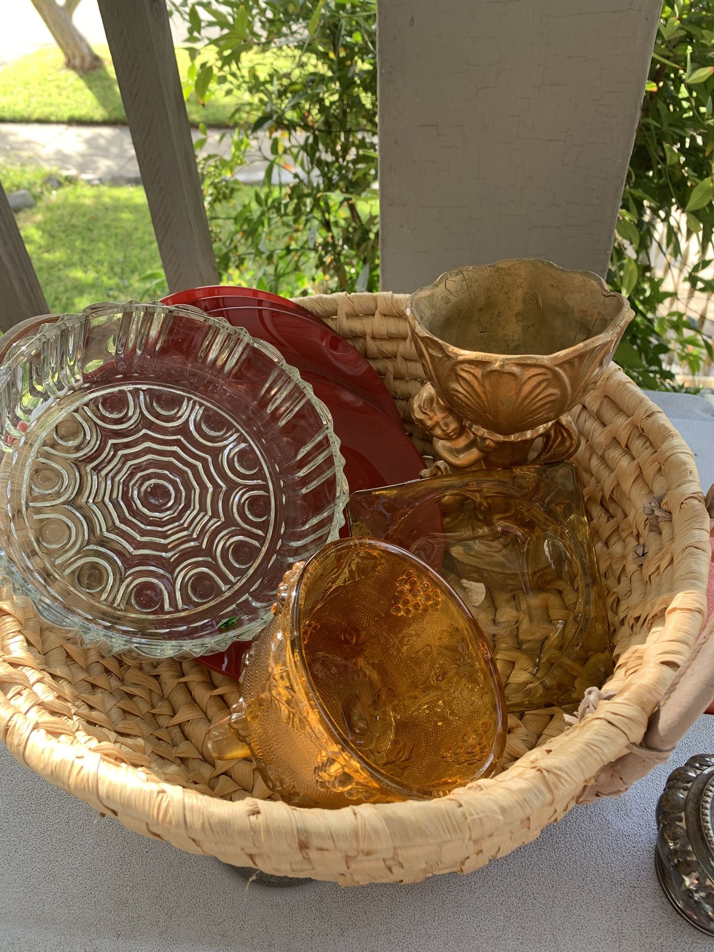 Basket of Vintage Items