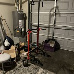 Power Tower Pull Up  & Chin Up & Dip Bar Station