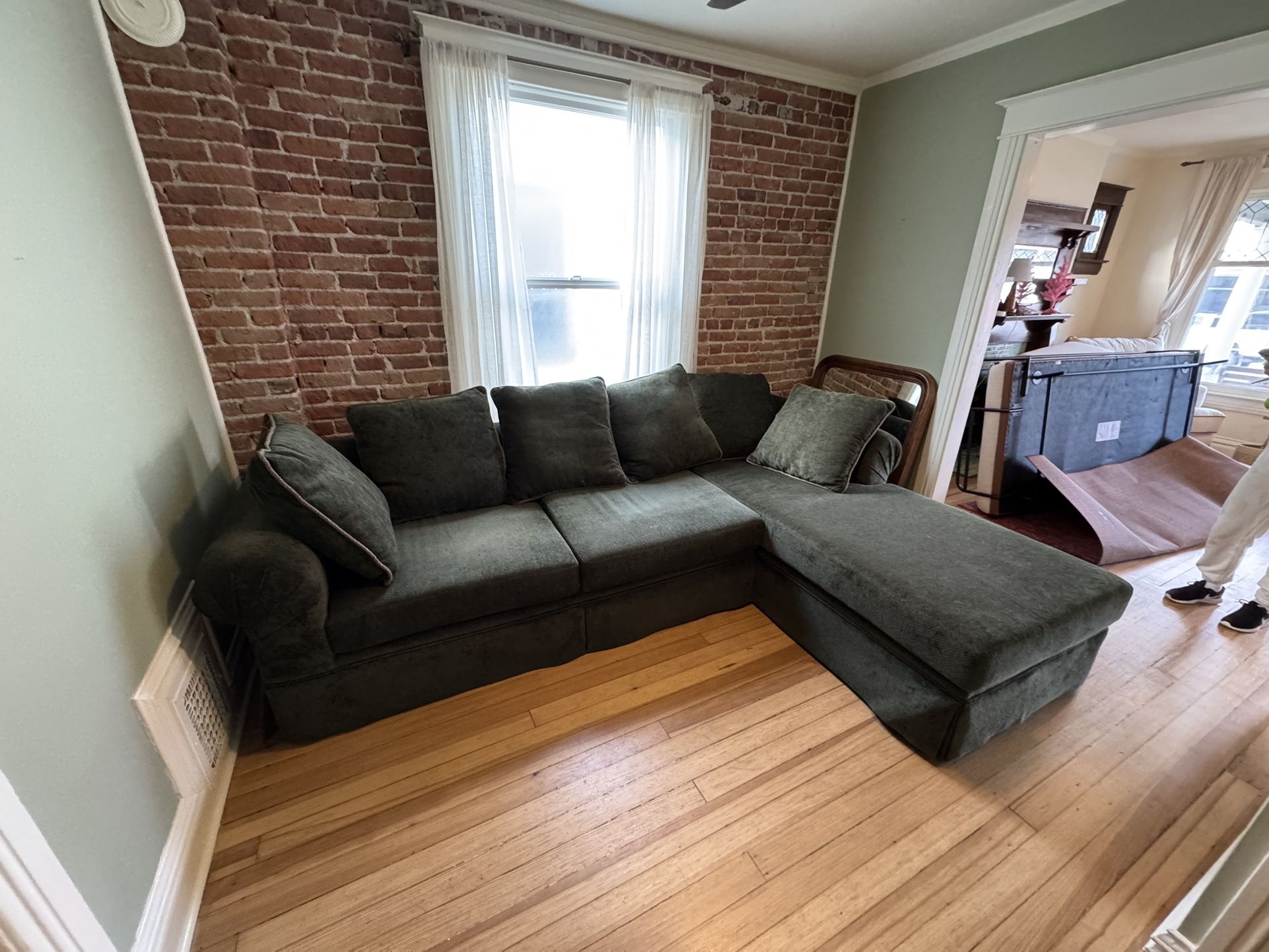 Olive Green Modular sofa