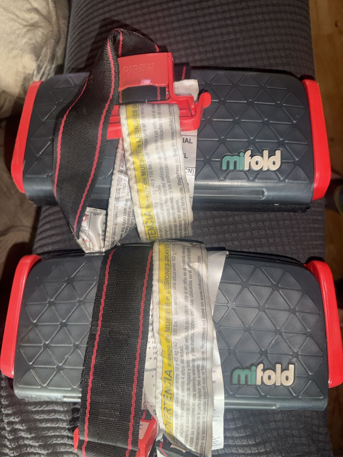 2- Mifold Kids Car Safety Seats, Easy To Use!
