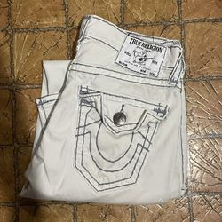 White True Religion Jeans