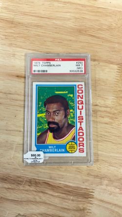1974 Wilt Chamberlin collectors card