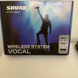SHURE WIRELESS MICROPHONE OPEN BOX NEW NEVER USED