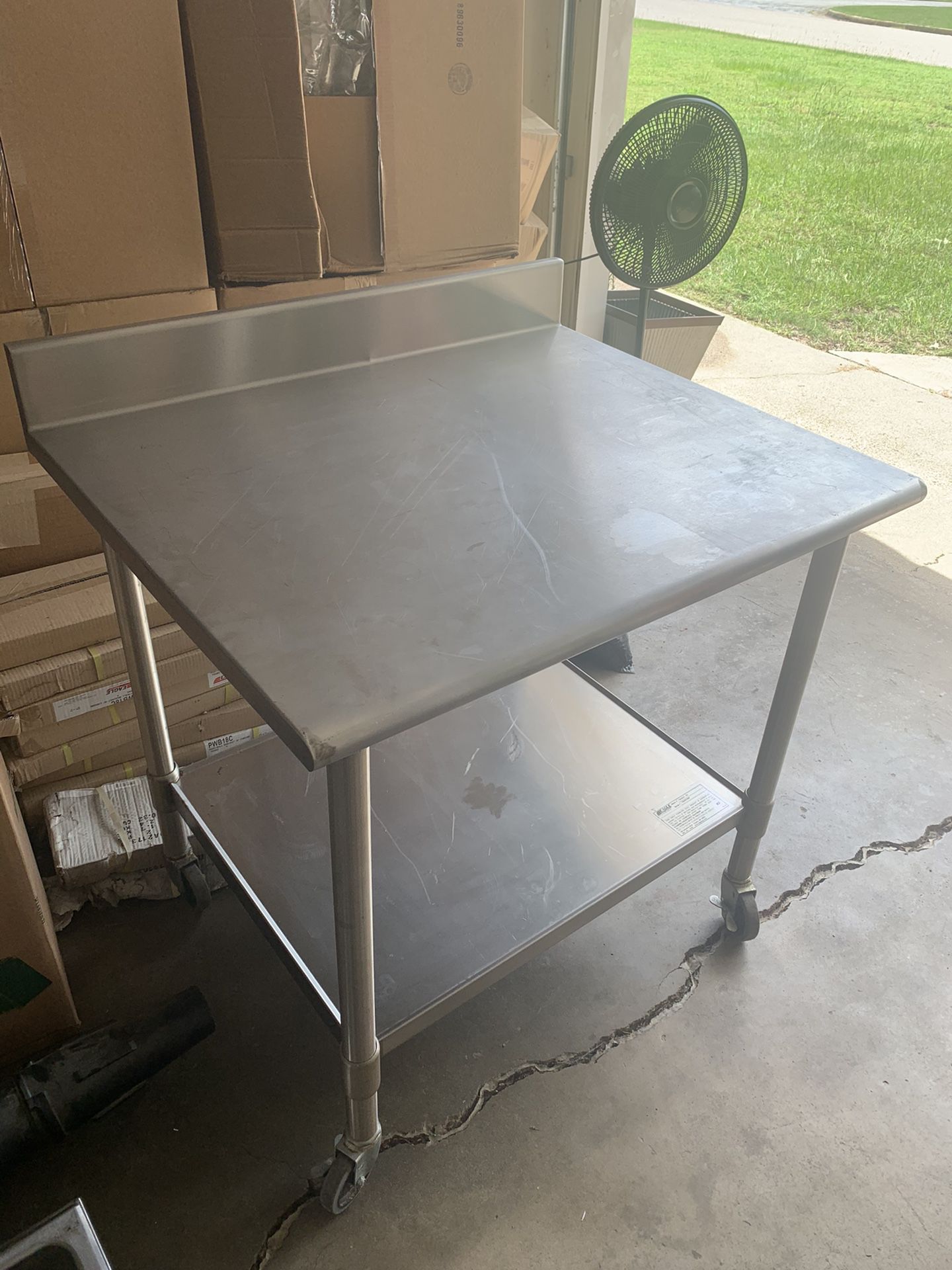 Eagle Stainless Steel Table 30x36