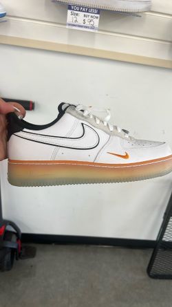 Nike Air Force 1 Low White/black/orange Peel