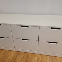 Ikea Nordli 6 Drawer Dresser/ Chest 