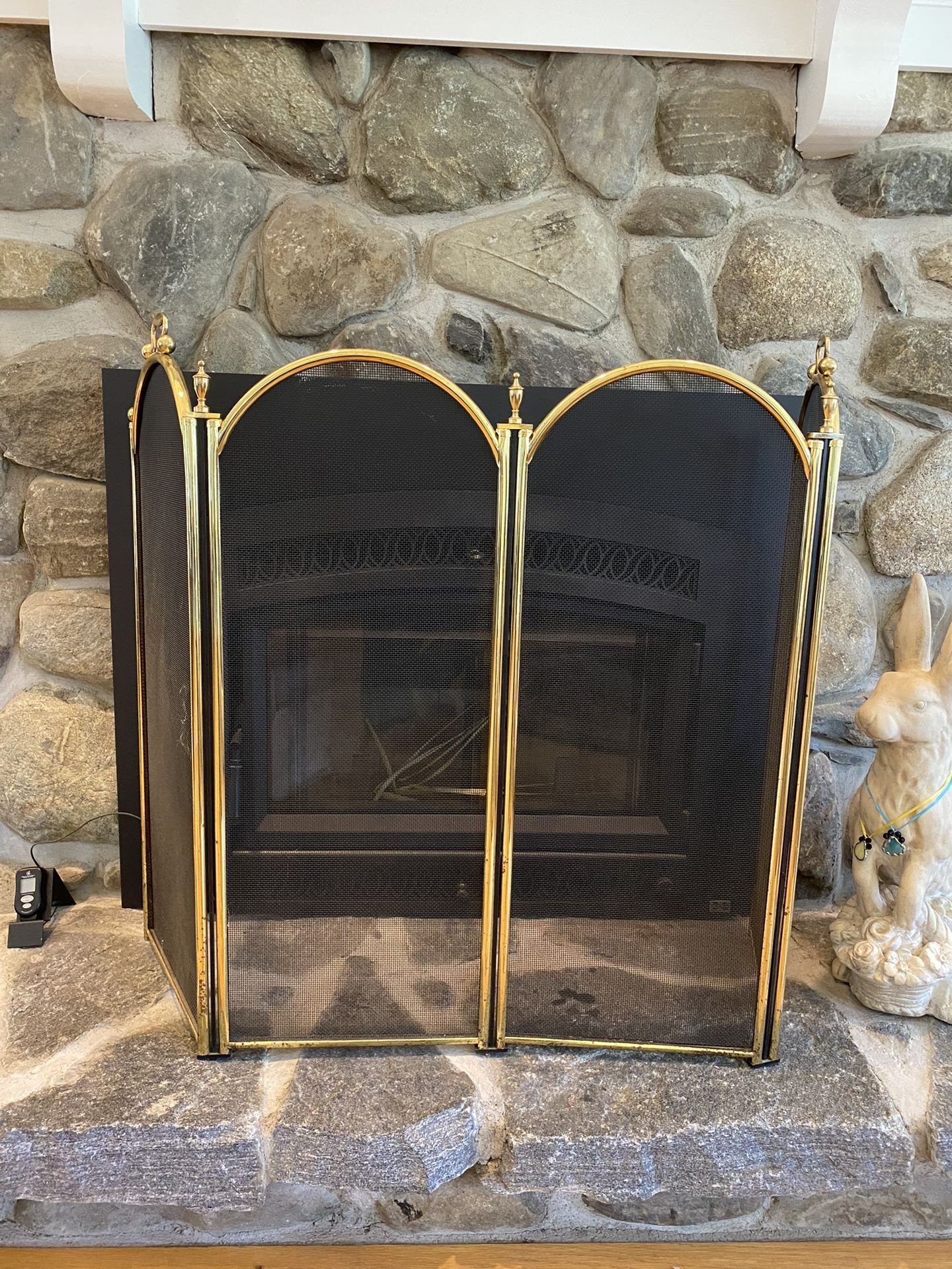 Brass fireplace Screen
