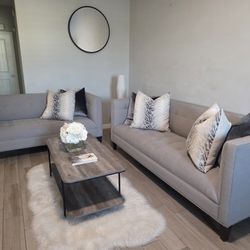 Beautiful Sofa And Loveseat. Used, in good condition. 

Pillows Or Decor Not Included 

$495