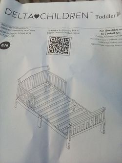 Toddler bed made by Delta