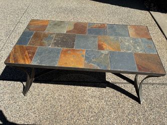 20” tall x 2’ wide x 4’ long Slate Surface Outdoor Table