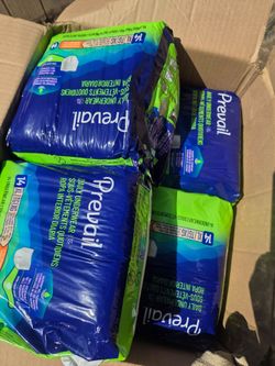 Prevail diapers xl women's new box full