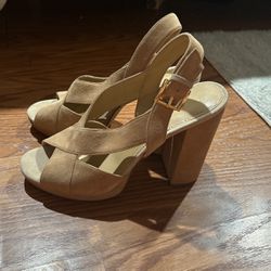 light brown Michael Kors heels