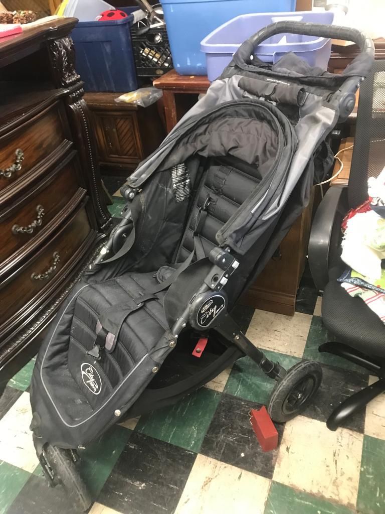 Dark Blue Baby Stroller 