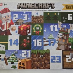 Mattel Minecraft Advent Calendar Multicolored 24 pc