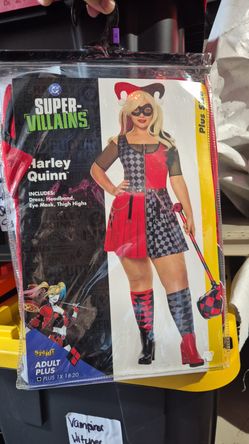 Halloween Costume Harley Quinn  Adult 1X