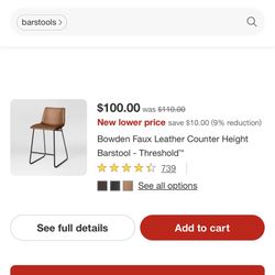 3 Bar stools - Sold In Set