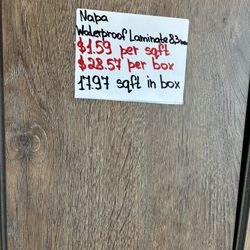 Laminate Flooring $1.59 Per sqft