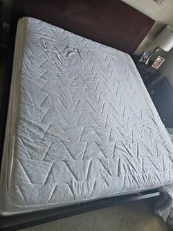 Cal King Mattress and frame