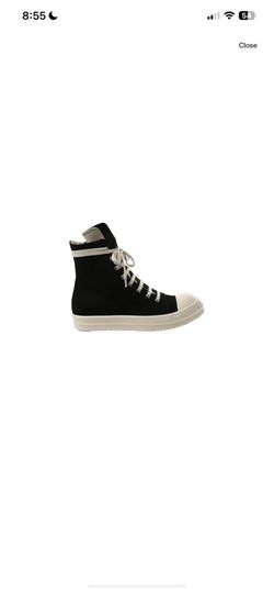 Rick Owens DRKSHDW Scarpe Denim 'Black Milk'