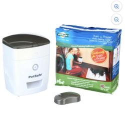 PetSafe Train 'n Praise Dog Potty Training System with Puppy Pads, Use with Dog Treats