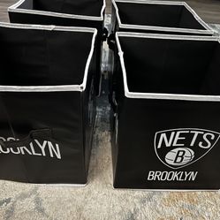 Brooklyn Nets Storage Cubes Set Of 4